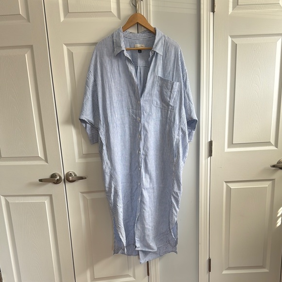 Universal Thread Blue Dolman Sleeve Maxi Dress - Picture 1 of 7